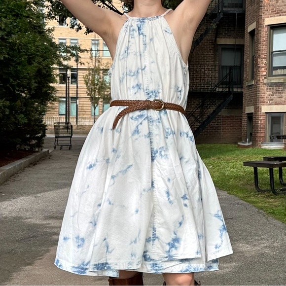 Anthropologie Holding Horses chambray tie dye swing dress, S. - Picture 6 of 16